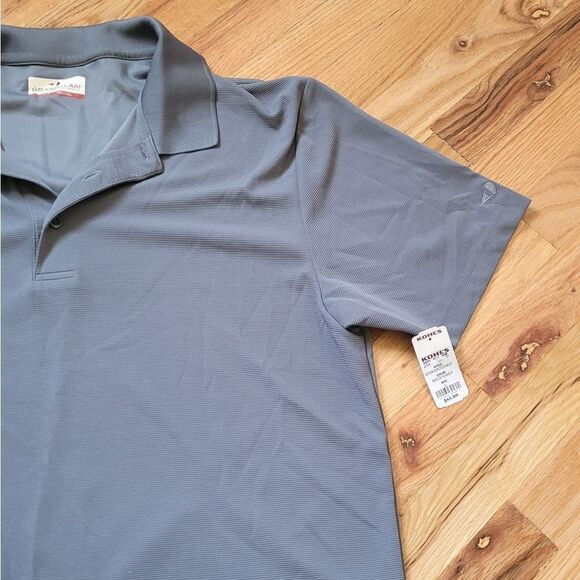 NWT Grand Slam Performance Wicking Golf Polo Large - Picture 2 of 5